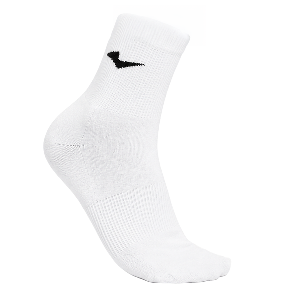 LANS Sports Crew Socks (White)