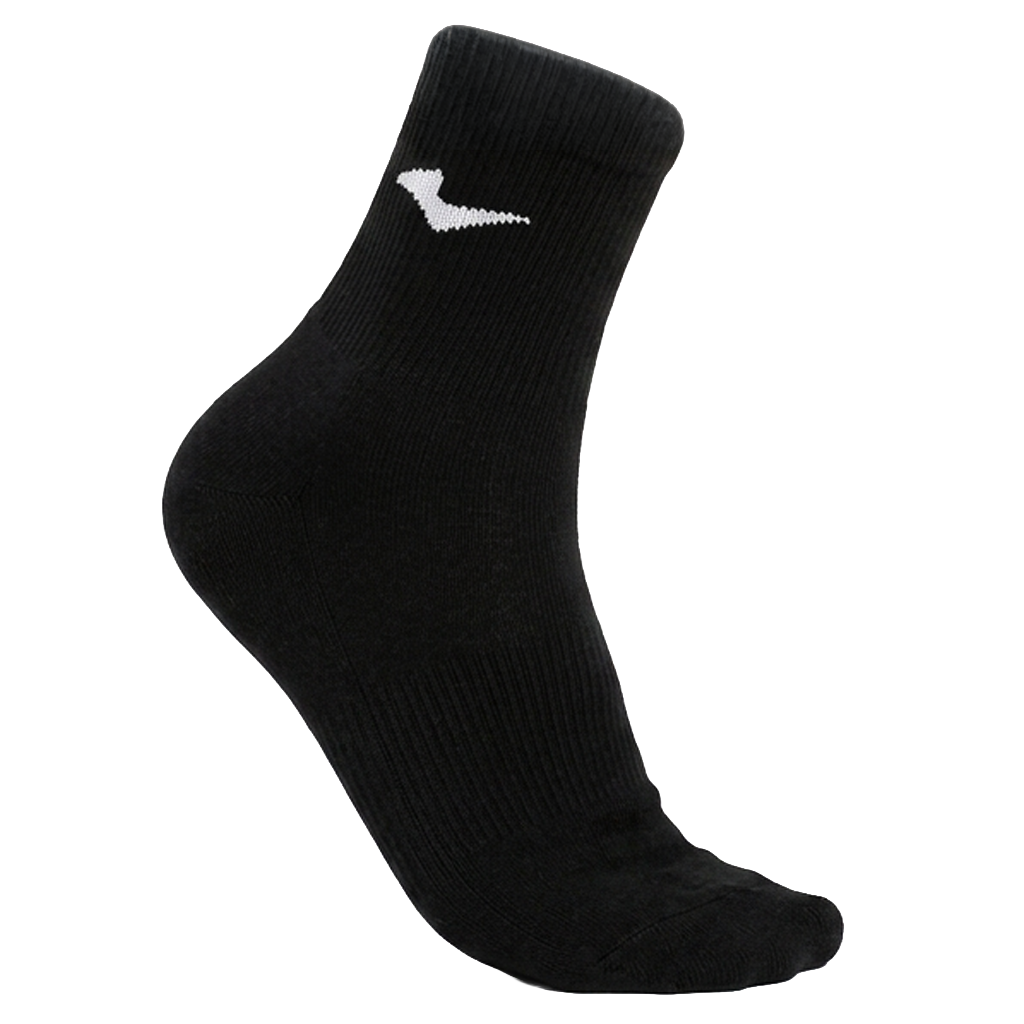 LANS Sports Crew Socks (Black)