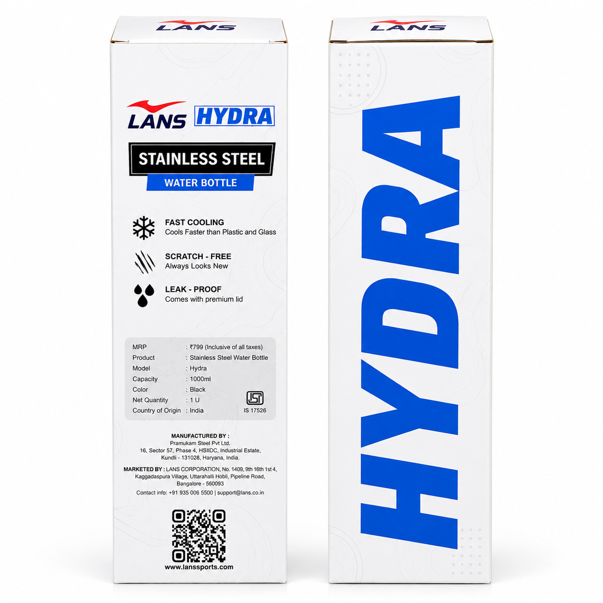 HYDRA Stainless Steel Water Bottle