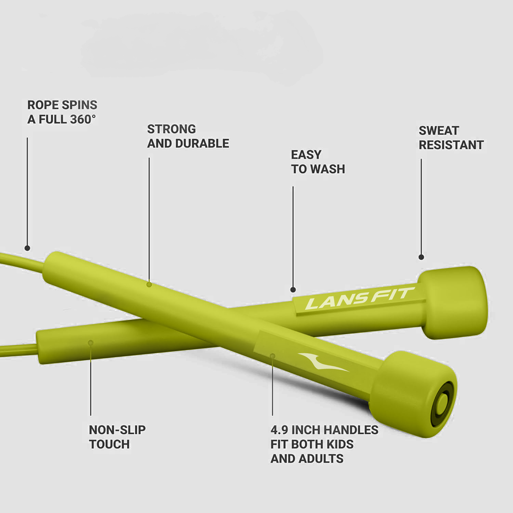 LANS Fit Skipping Rope (Light Green)