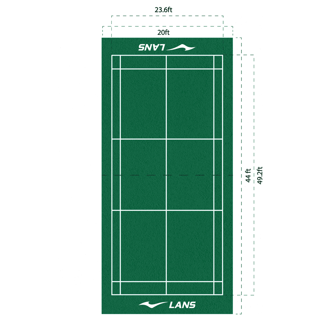 LANS Court Mat - Green