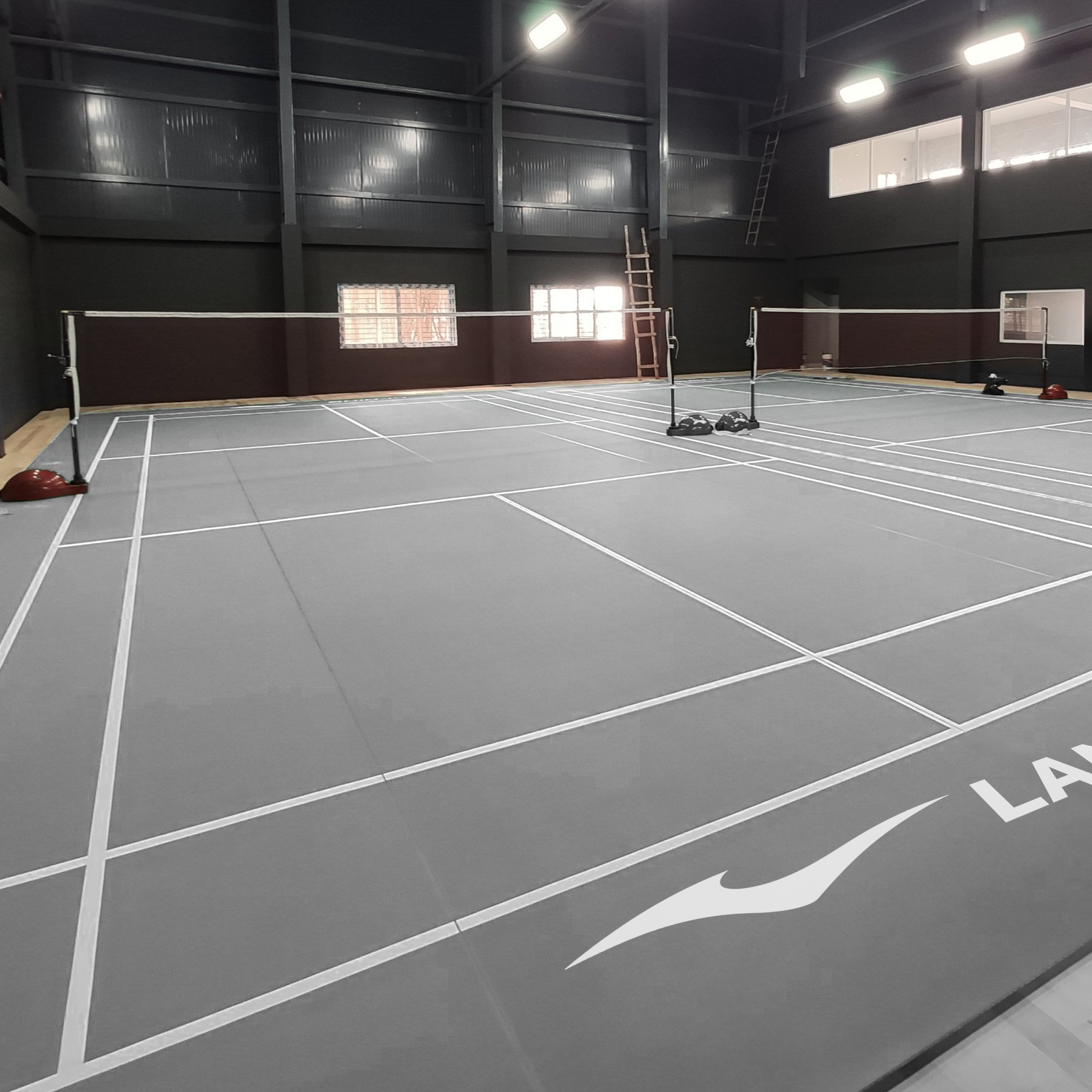 LANS Court Mat - Gray