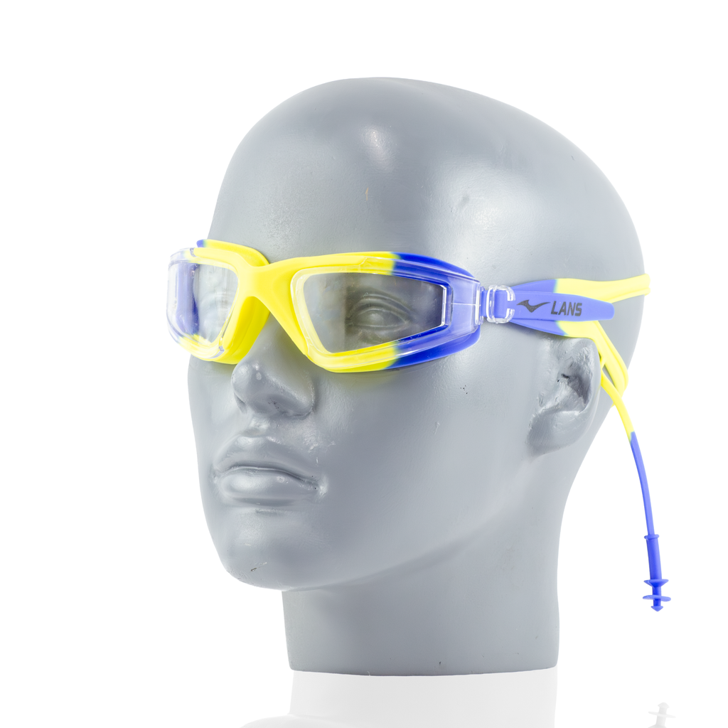 Swimming Goggles - Lime/Blue