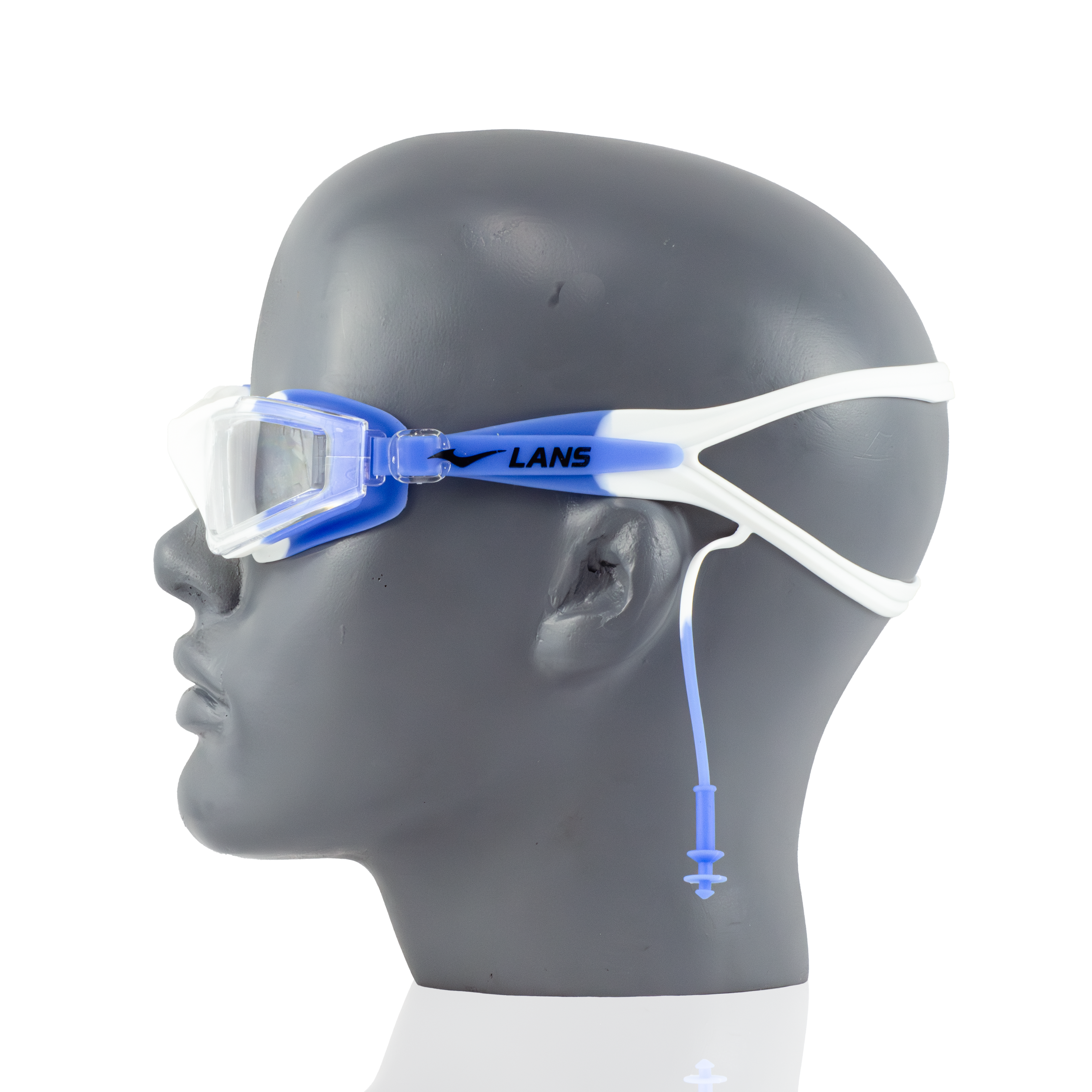 Swimming Goggles - White/Azure